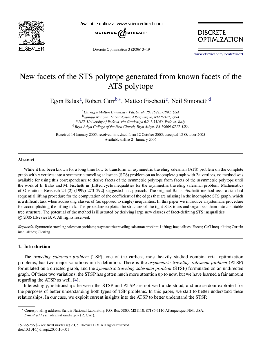 New facets of the STS polytope generated from known facets of the ATS polytope