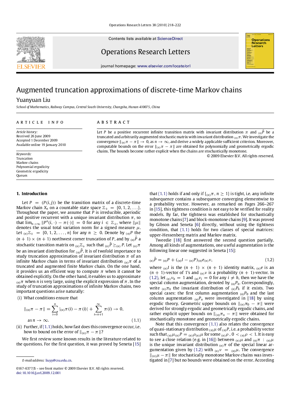 Augmented truncation approximations of discrete-time Markov chains