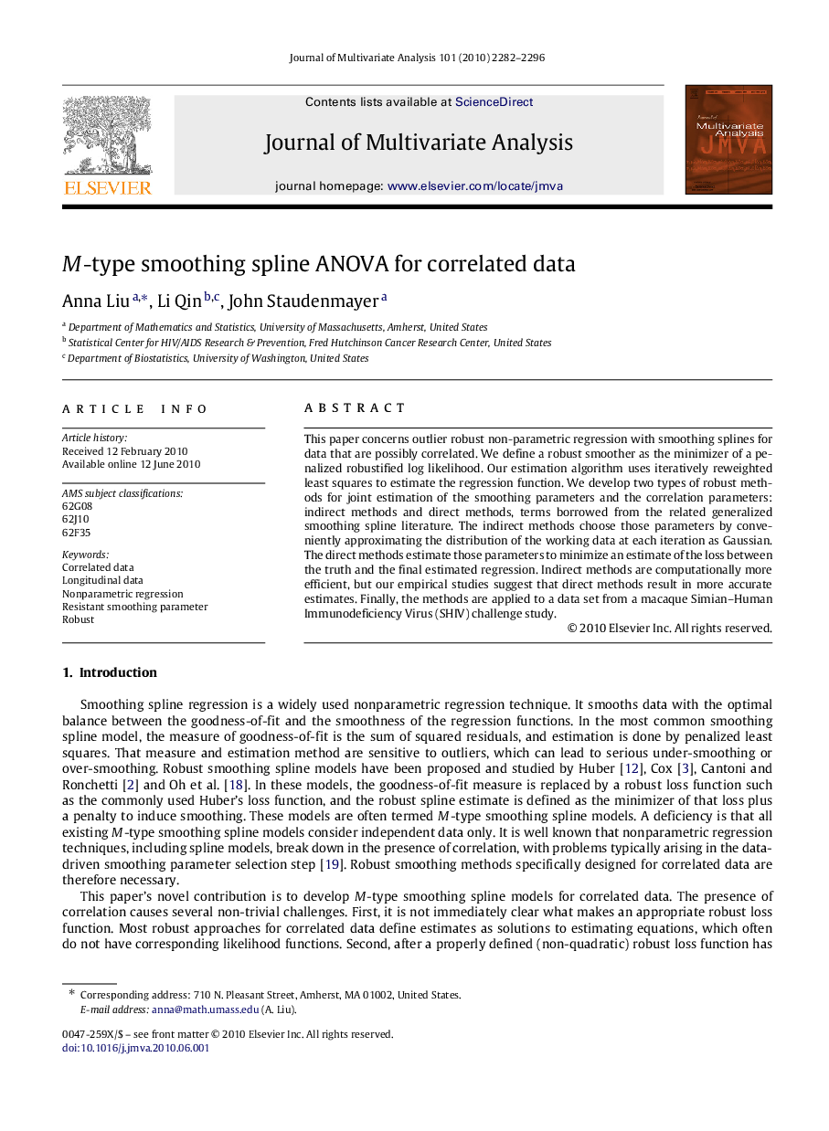 MM-type smoothing spline ANOVA for correlated data