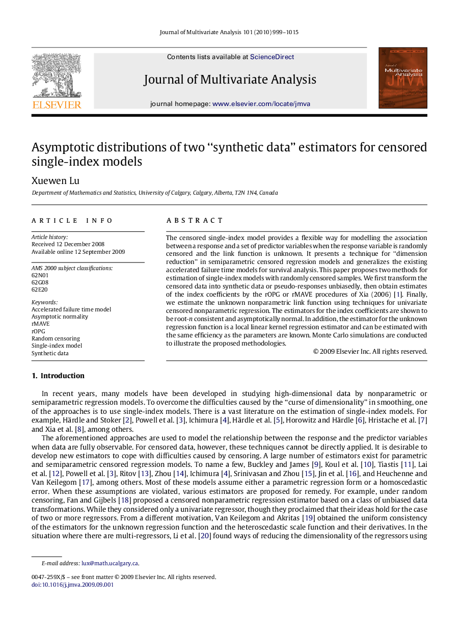 Asymptotic distributions of two “synthetic data” estimators for censored single-index models