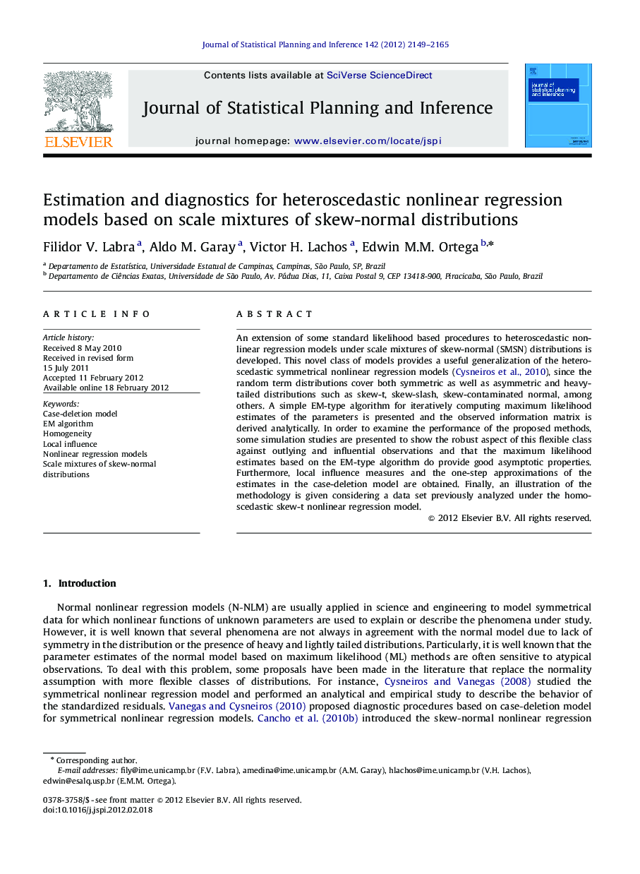 Estimation and diagnostics for heteroscedastic nonlinear regression models based on scale mixtures of skew-normal distributions