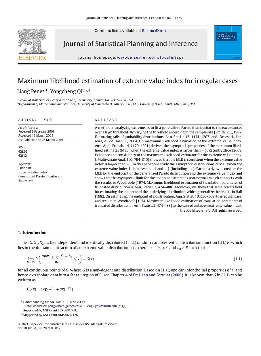 Maximum likelihood estimation of extreme value index for irregular cases