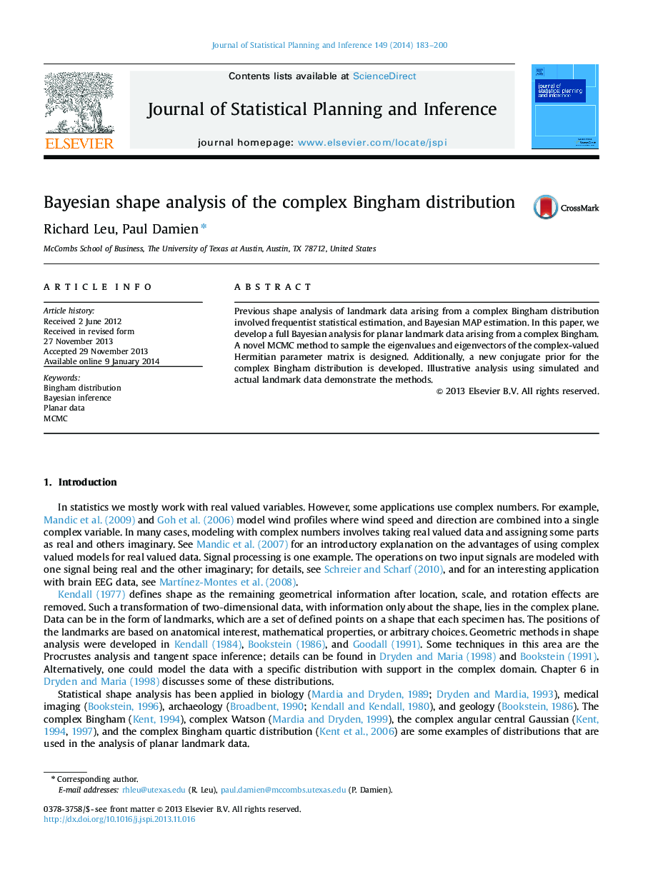 Bayesian shape analysis of the complex Bingham distribution