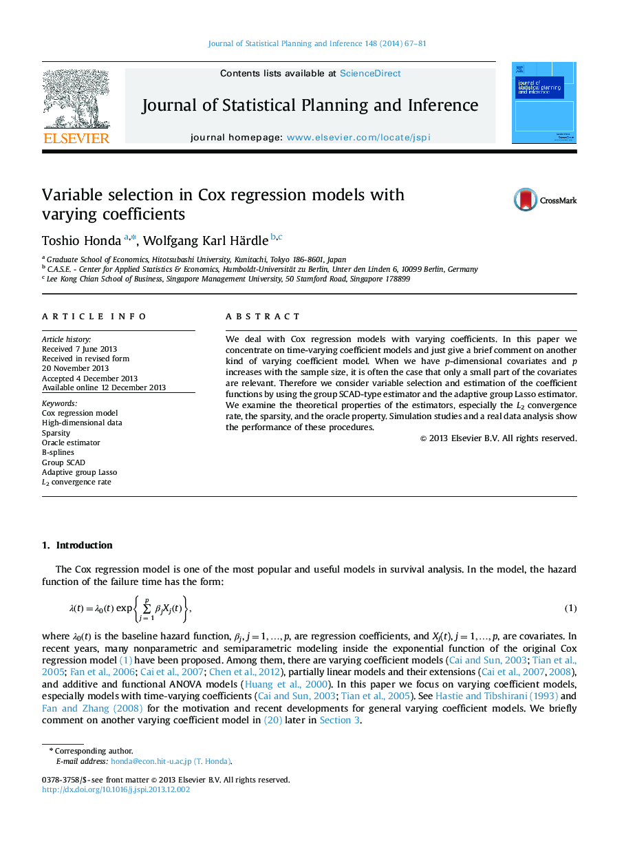 Variable selection in Cox regression models with varying coefficients