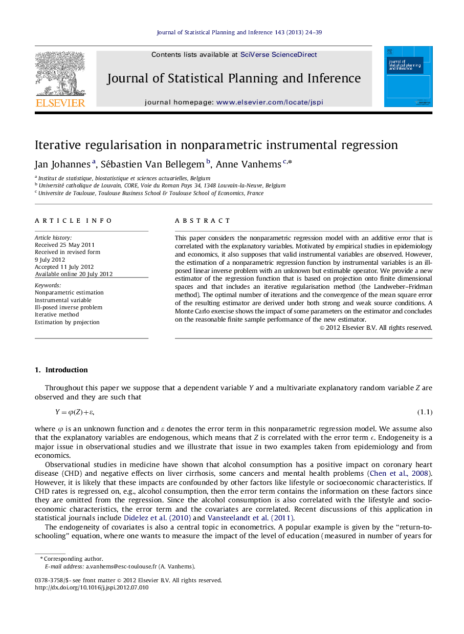 Iterative regularisation in nonparametric instrumental regression