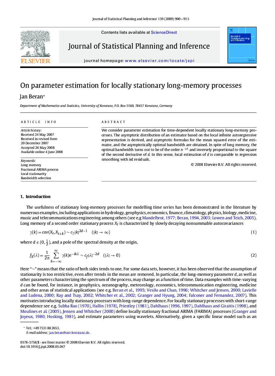 On parameter estimation for locally stationary long-memory processes