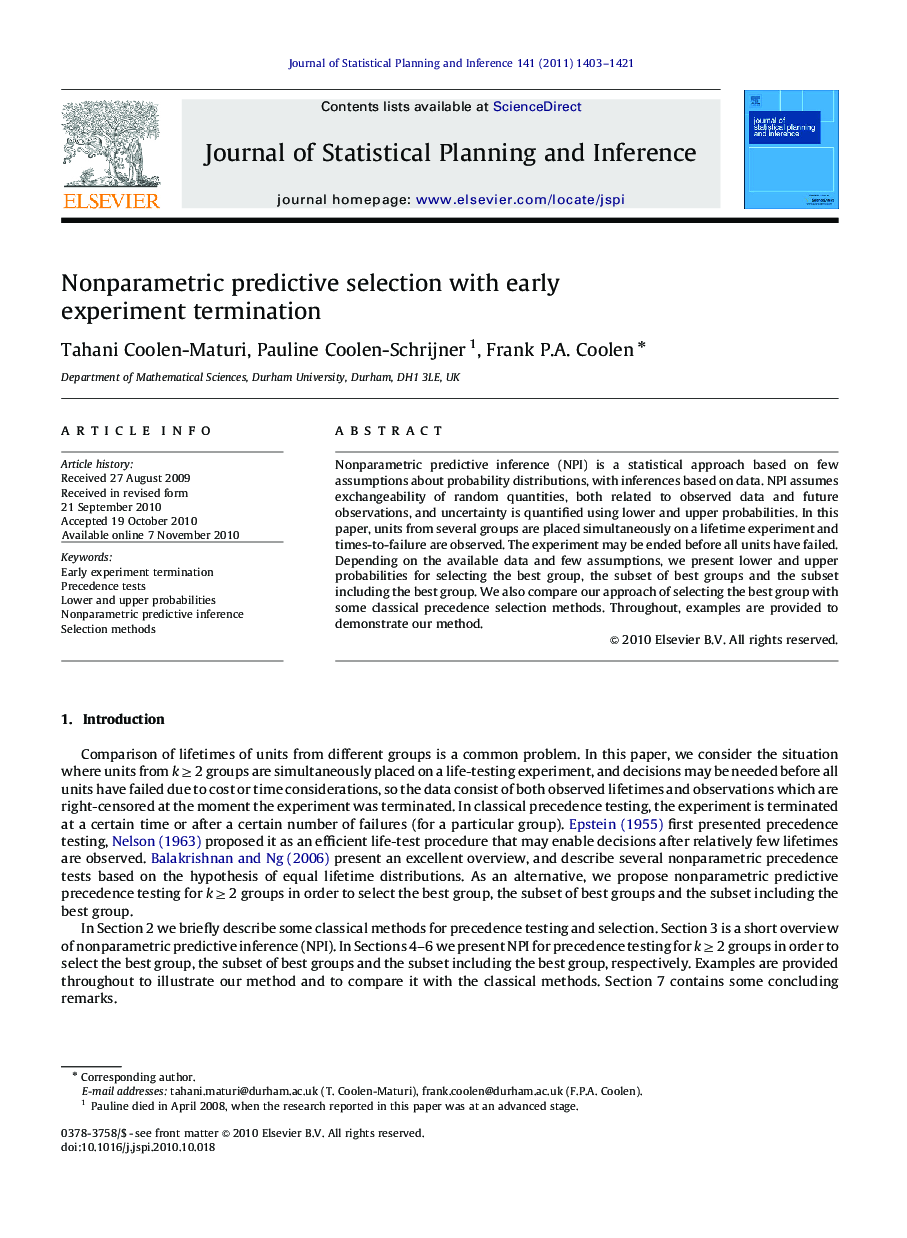 Nonparametric predictive selection with early experiment termination