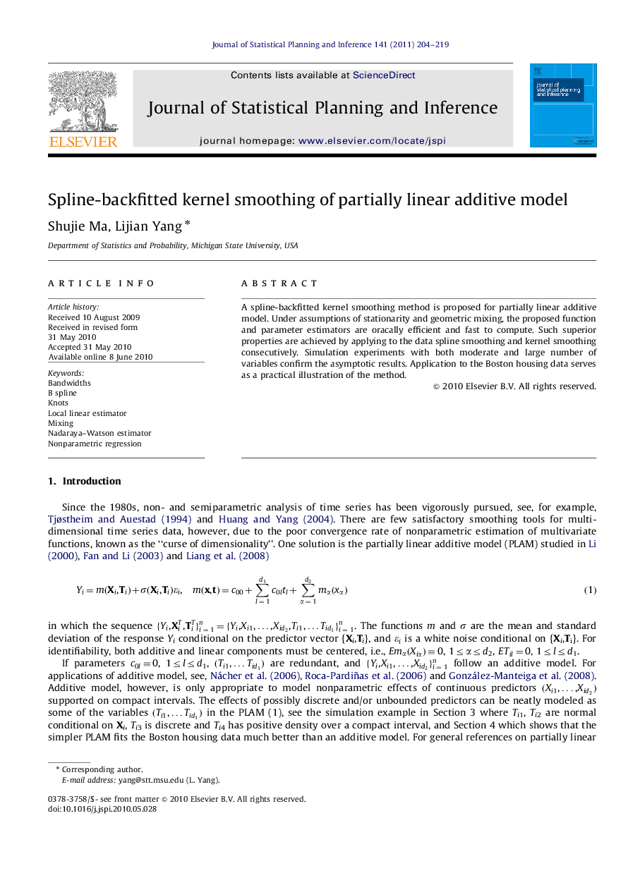 Spline-backfitted kernel smoothing of partially linear additive model