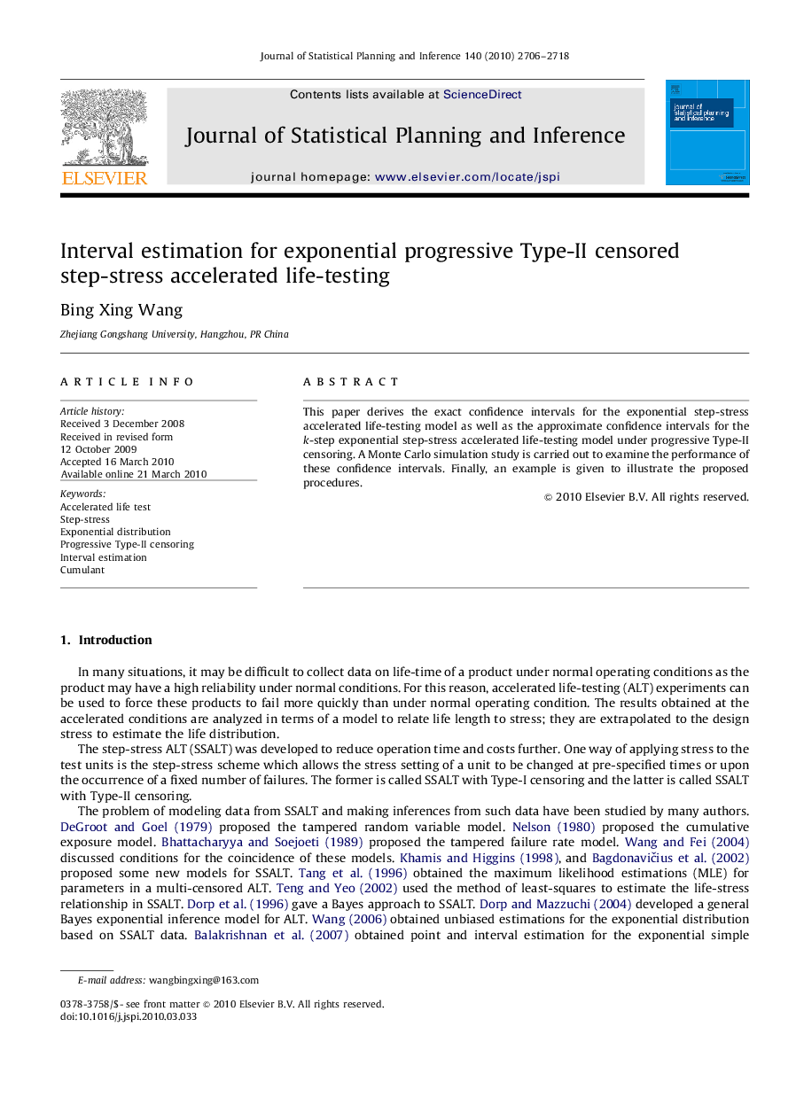 Interval estimation for exponential progressive Type-II censored step-stress accelerated life-testing