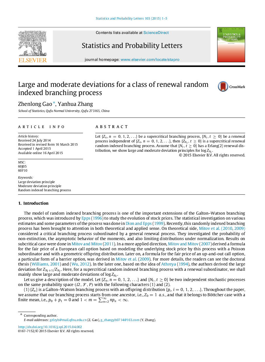 Large and moderate deviations for a class of renewal random indexed branching process