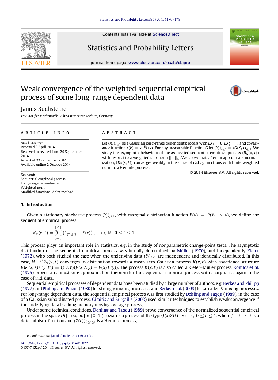 Weak convergence of the weighted sequential empirical process of some long-range dependent data