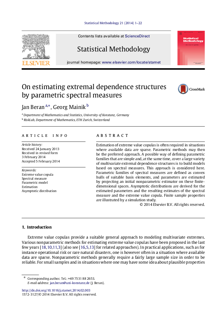 On estimating extremal dependence structures by parametric spectral measures