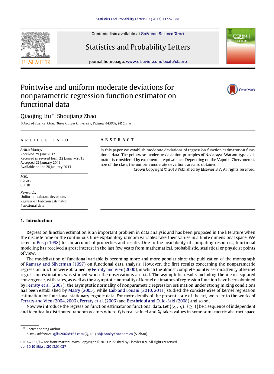 Pointwise and uniform moderate deviations for nonparametric regression function estimator on functional data