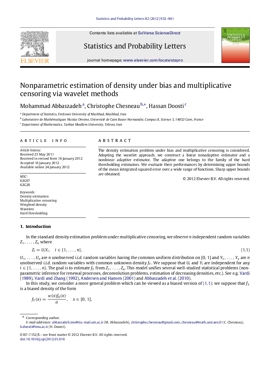 Nonparametric estimation of density under bias and multiplicative censoring via wavelet methods