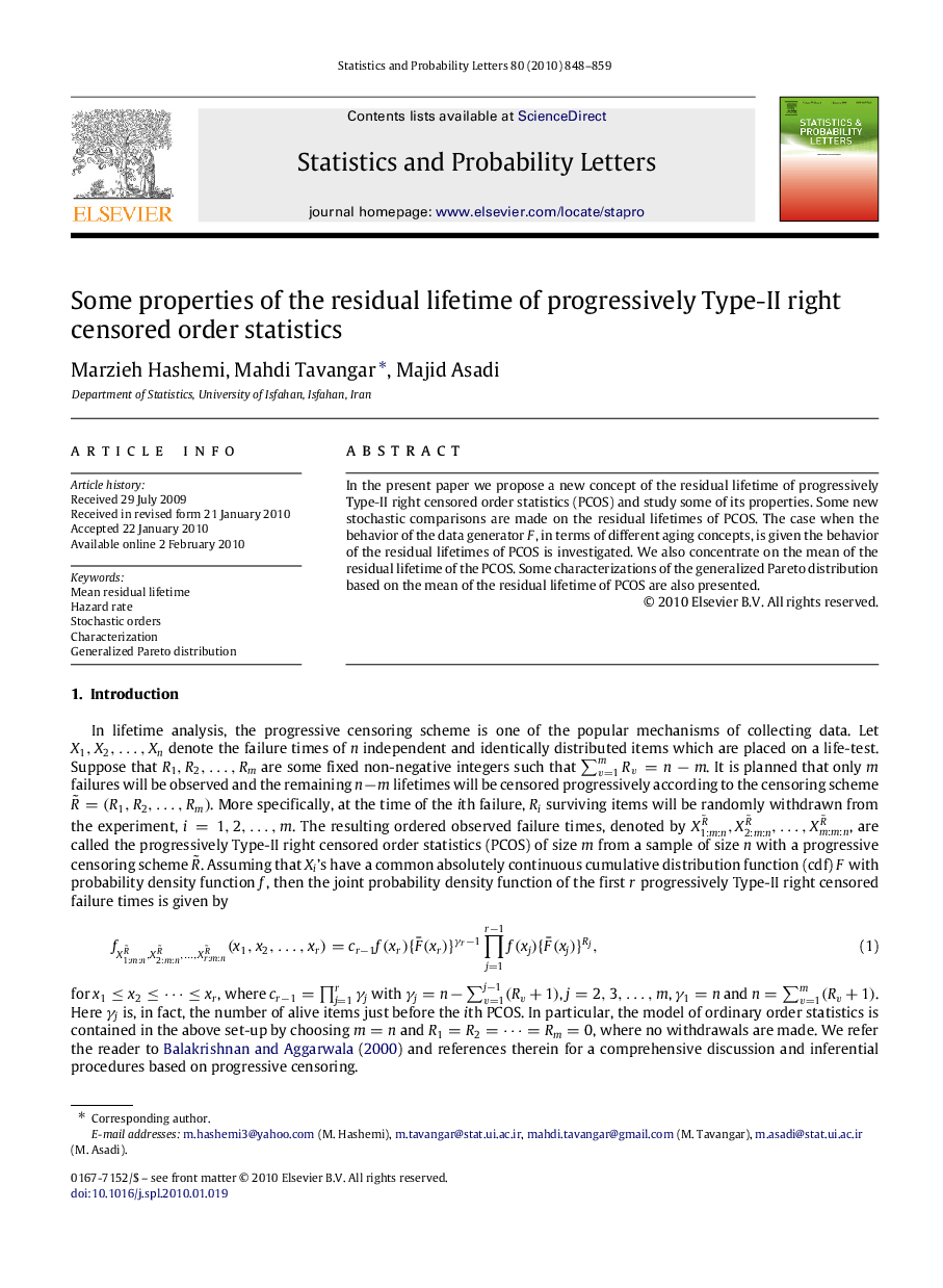 Some properties of the residual lifetime of progressively Type-II right censored order statistics