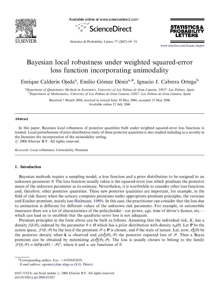 Bayesian local robustness under weighted squared-error loss function incorporating unimodality