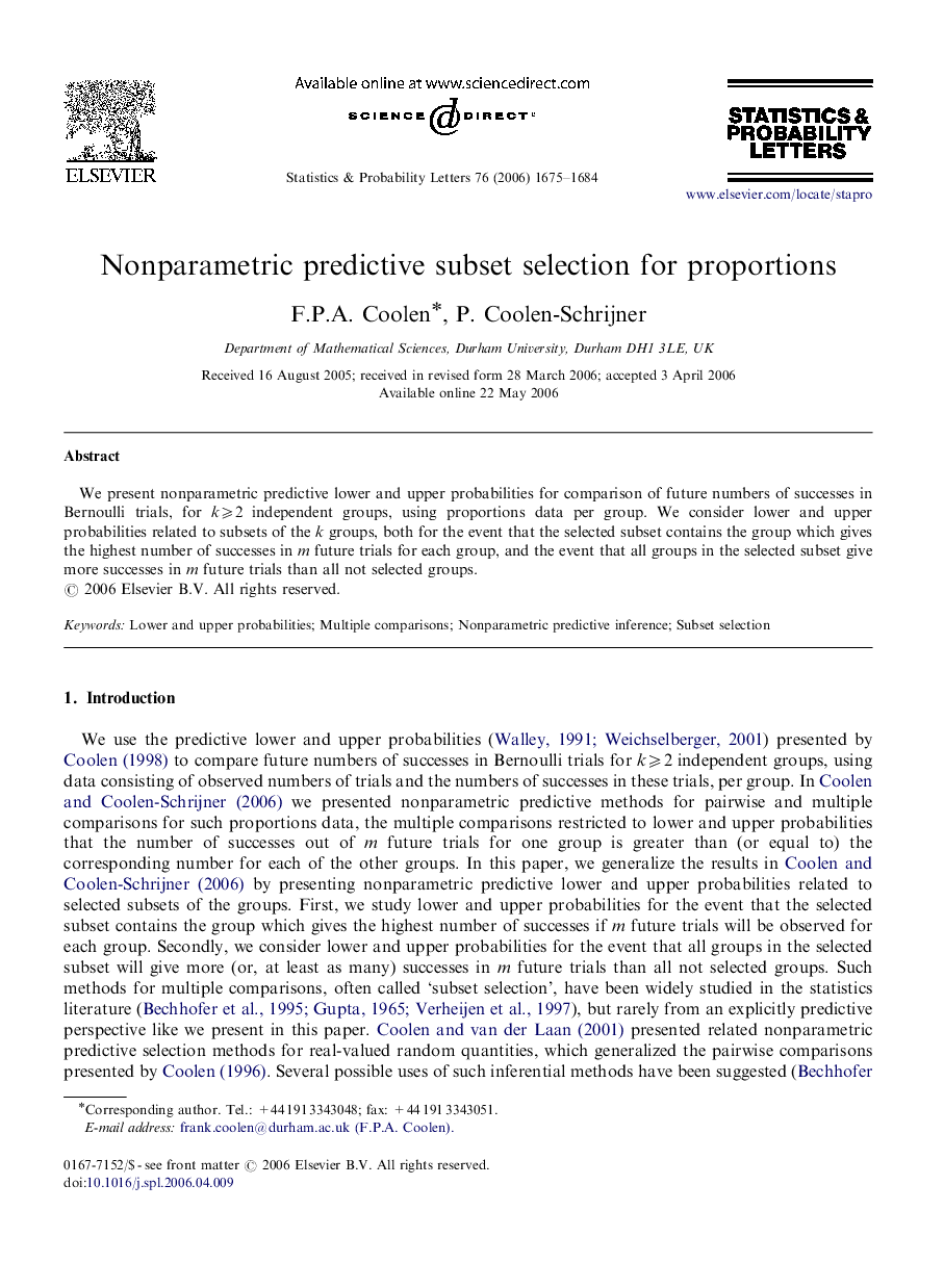 Nonparametric predictive subset selection for proportions