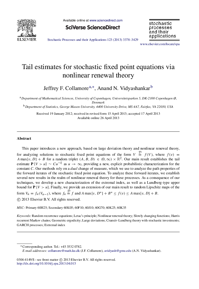 Tail estimates for stochastic fixed point equations via nonlinear renewal theory