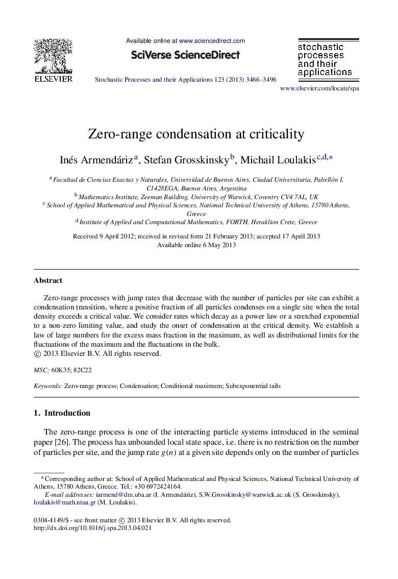 Zero-range condensation at criticality