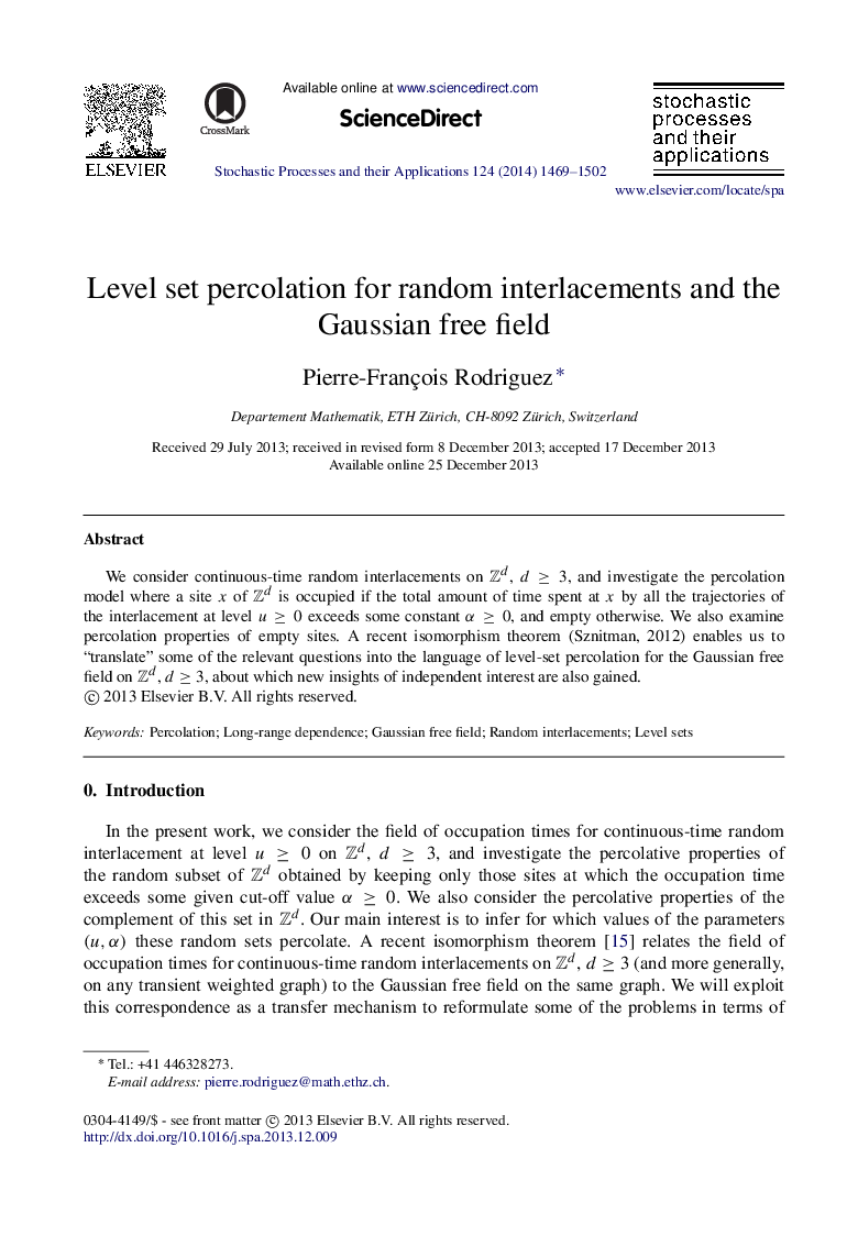 Level set percolation for random interlacements and the Gaussian free field