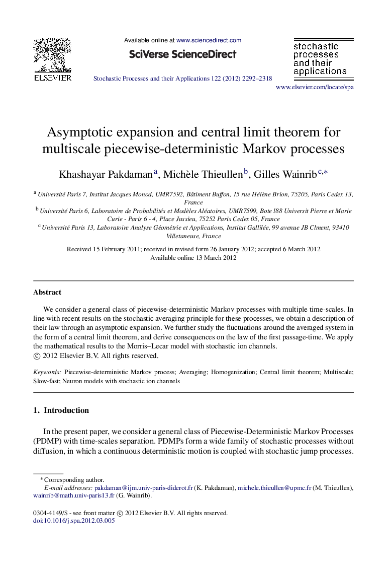 Asymptotic expansion and central limit theorem for multiscale piecewise-deterministic Markov processes