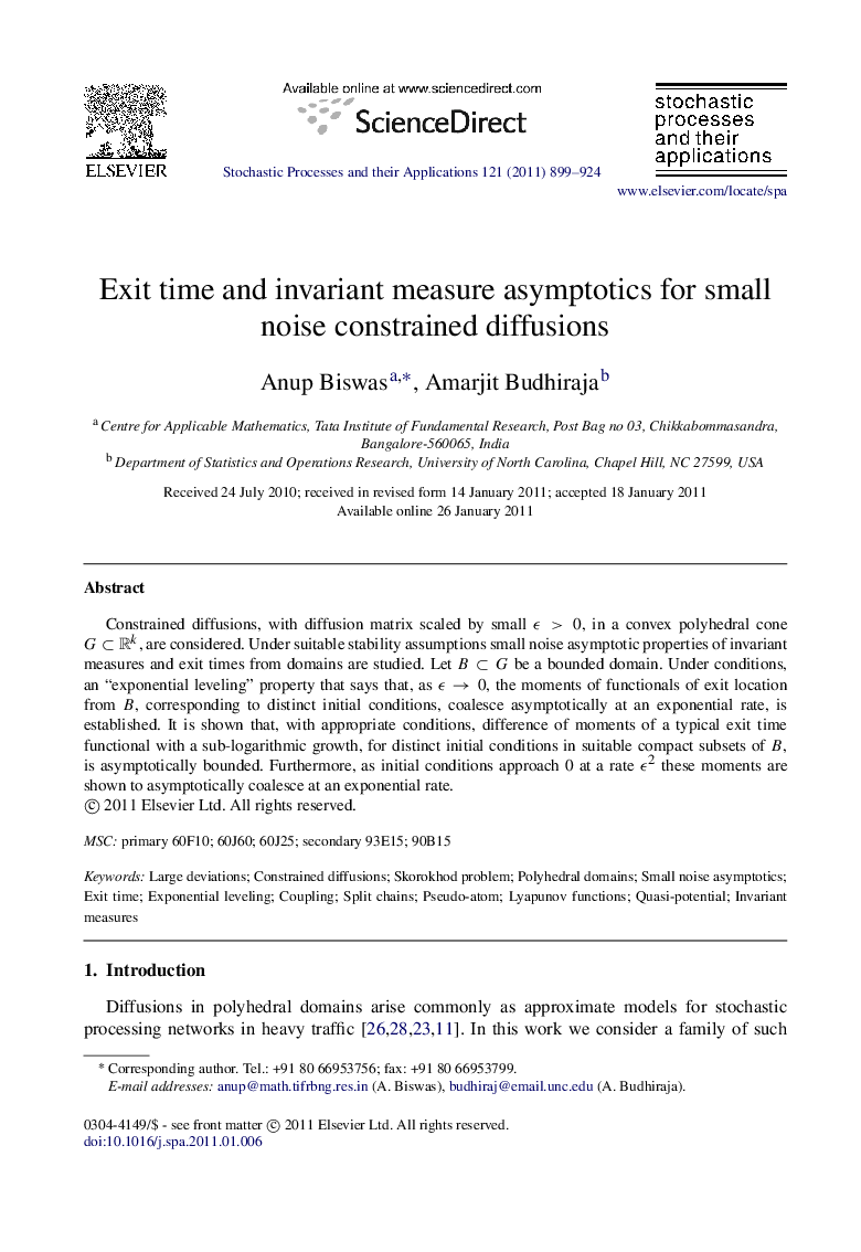 Exit time and invariant measure asymptotics for small noise constrained diffusions