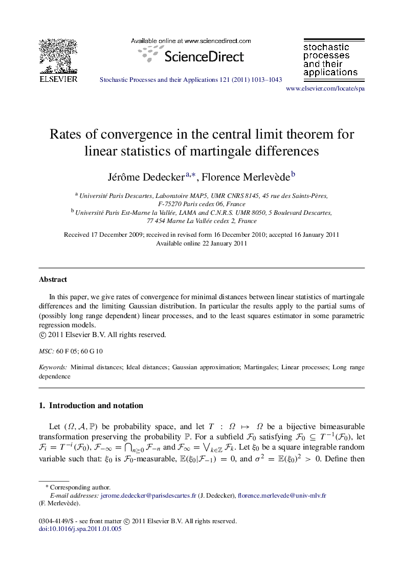 Rates of convergence in the central limit theorem for linear statistics of martingale differences