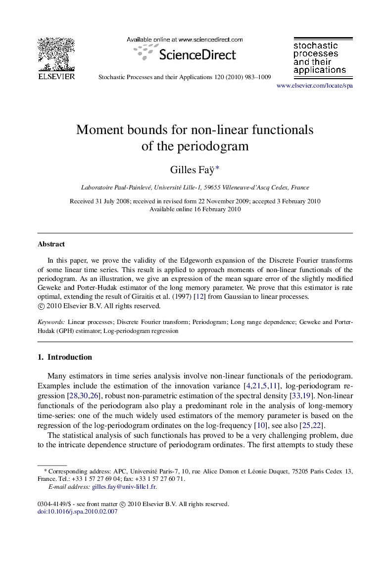 Moment bounds for non-linear functionals of the periodogram