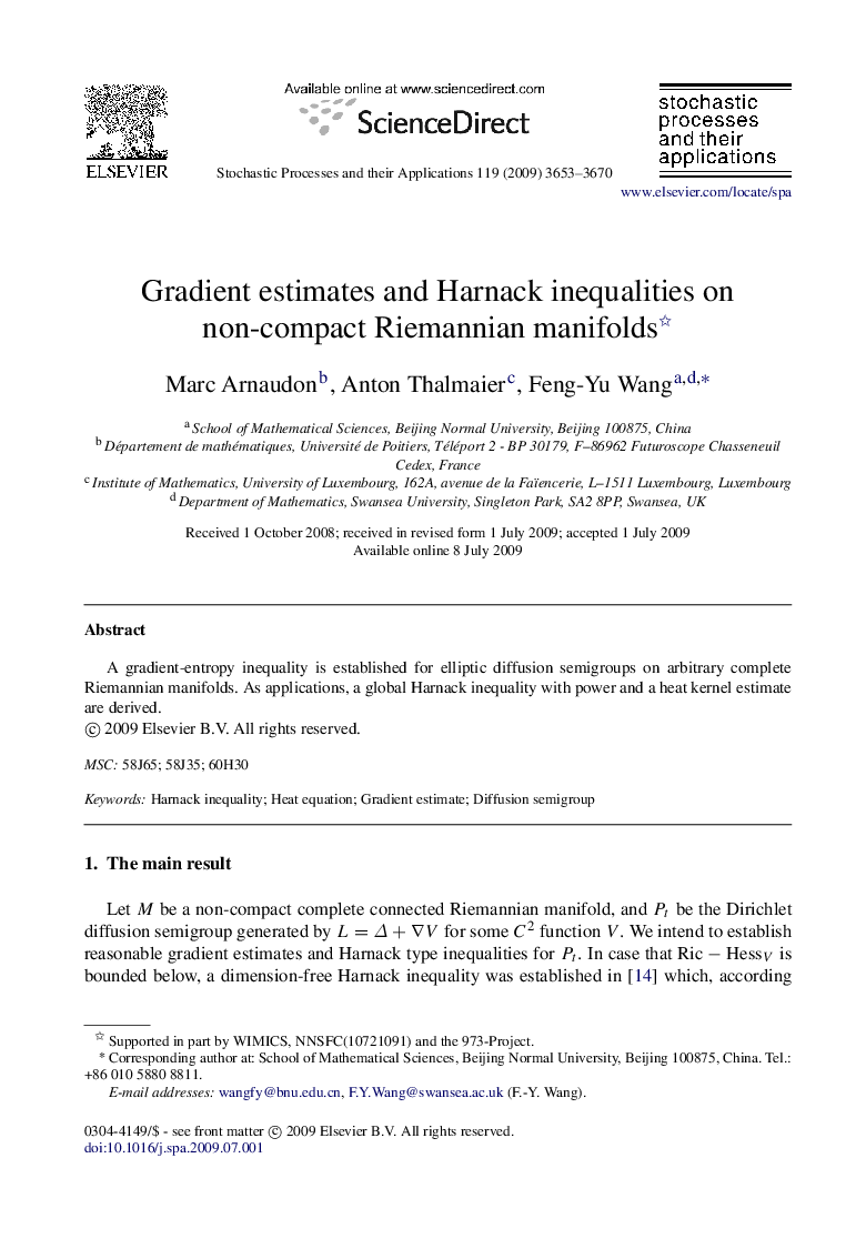 Gradient estimates and Harnack inequalities on non-compact Riemannian manifolds 
