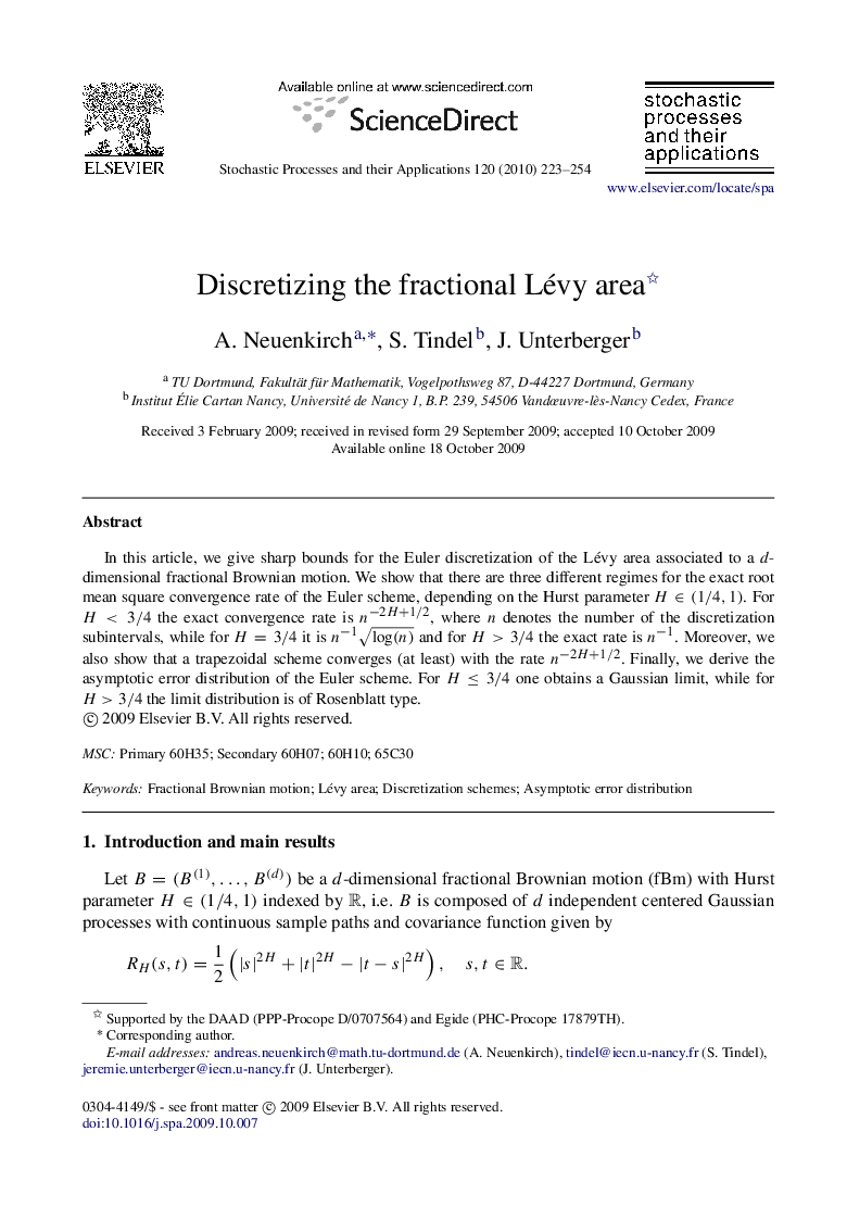 Discretizing the fractional Lévy area 