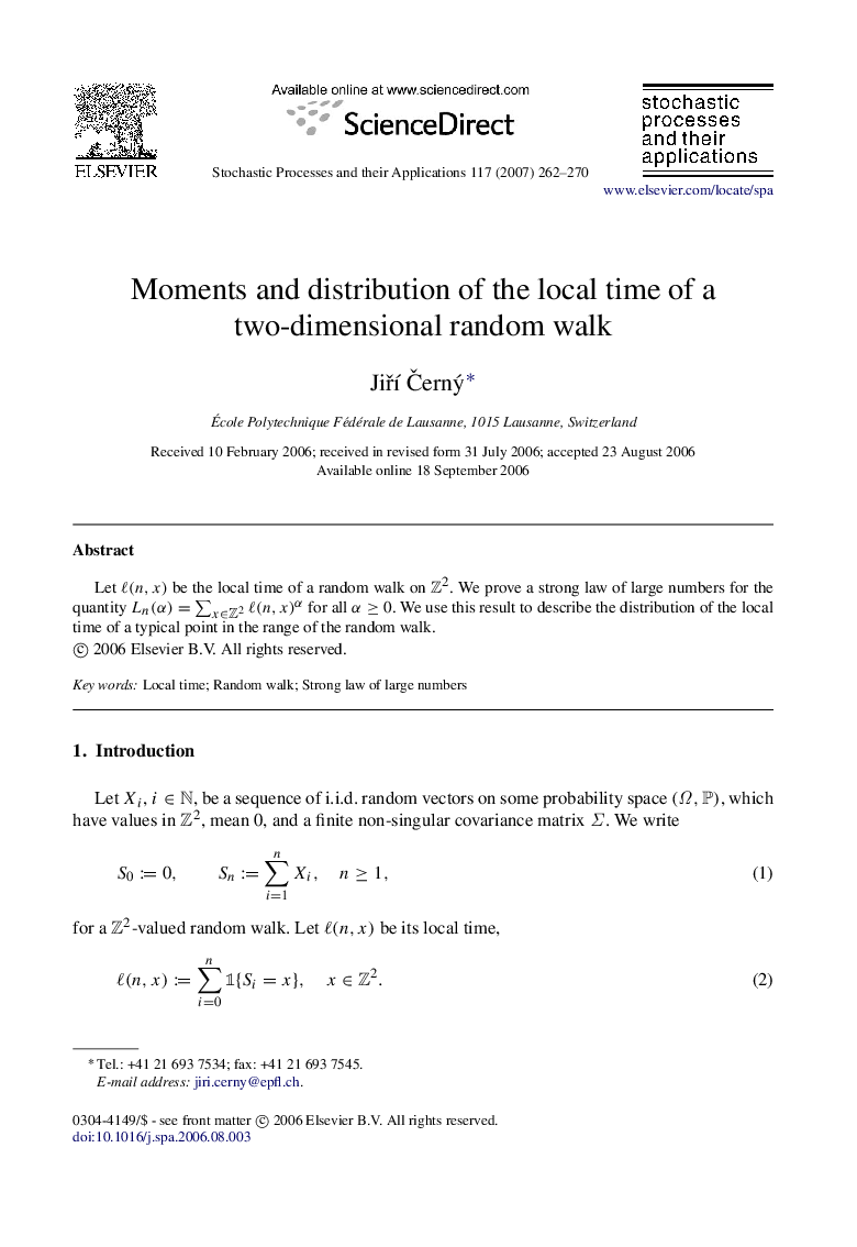 Moments and distribution of the local time of a two-dimensional random walk