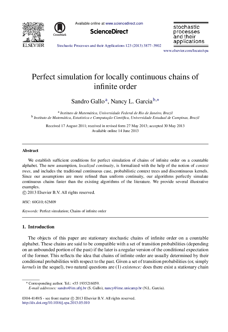 Perfect simulation for locally continuous chains of infinite order