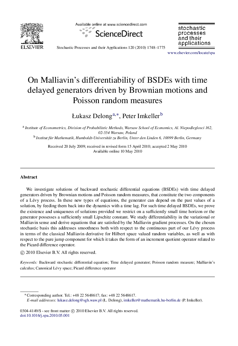 On Malliavin’s differentiability of BSDEs with time delayed generators driven by Brownian motions and Poisson random measures