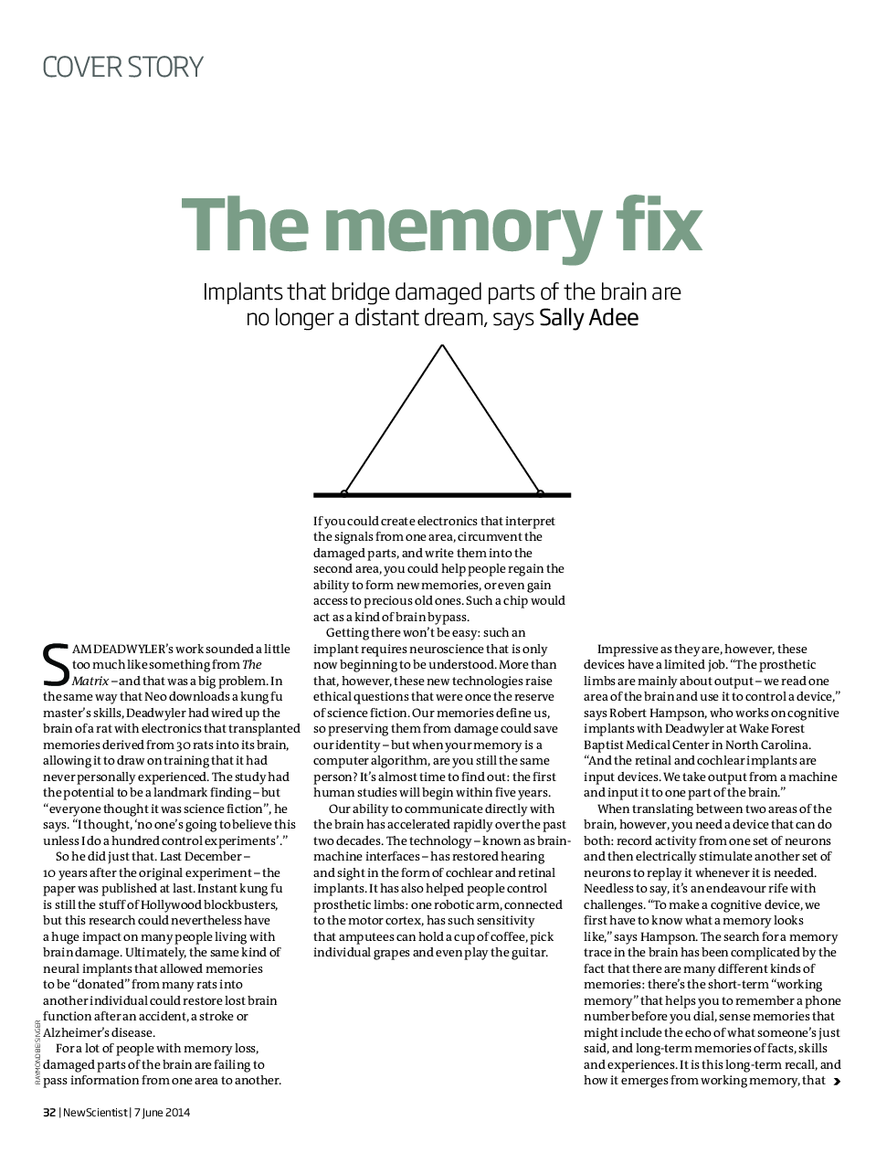 The memory fix: bridging broken brains