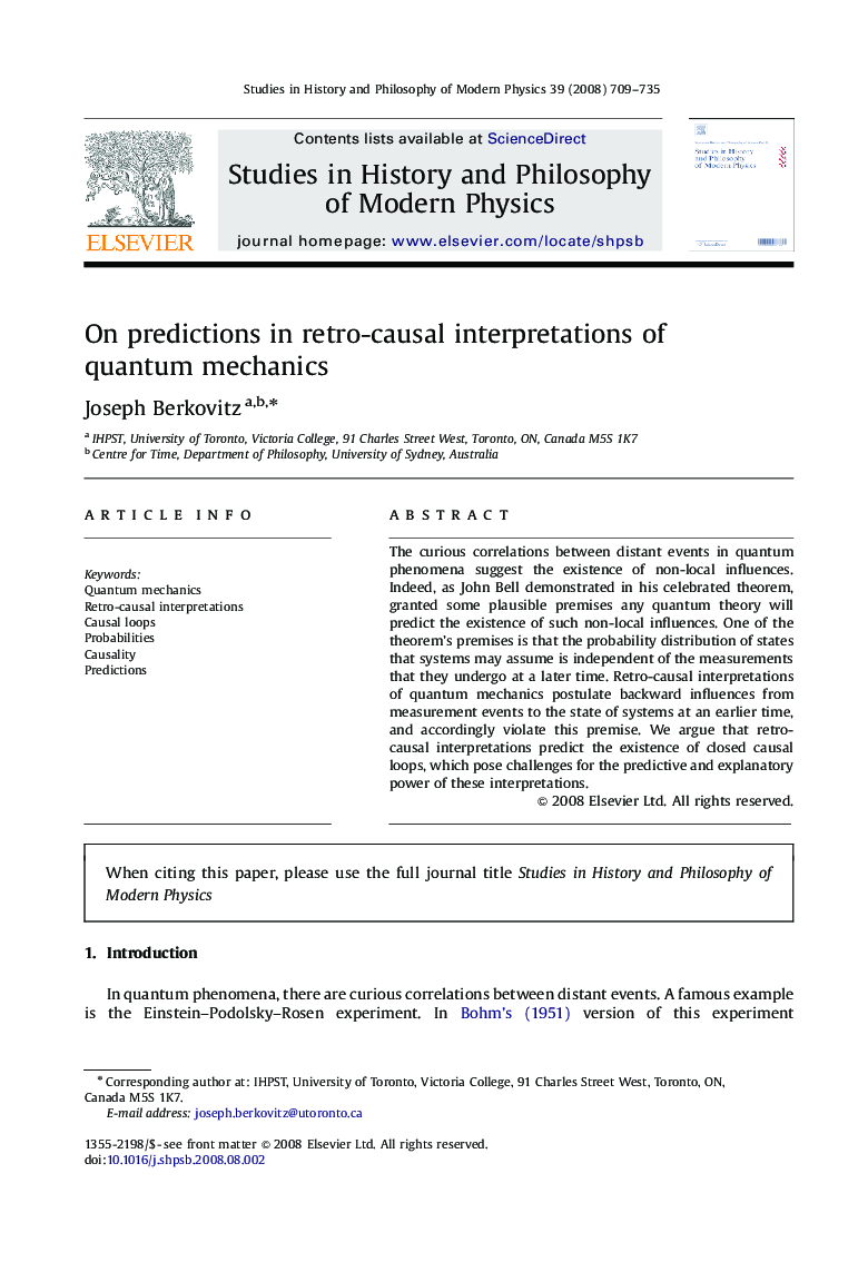 On predictions in retro-causal interpretations of quantum mechanics