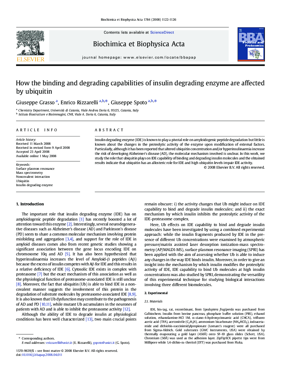 How the binding and degrading capabilities of insulin degrading enzyme are affected by ubiquitin