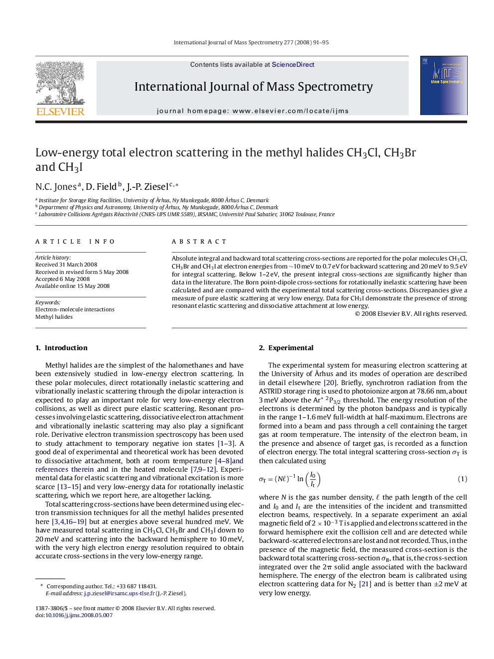 Low-energy total electron scattering in the methyl halides CH3Cl, CH3Br and CH3I