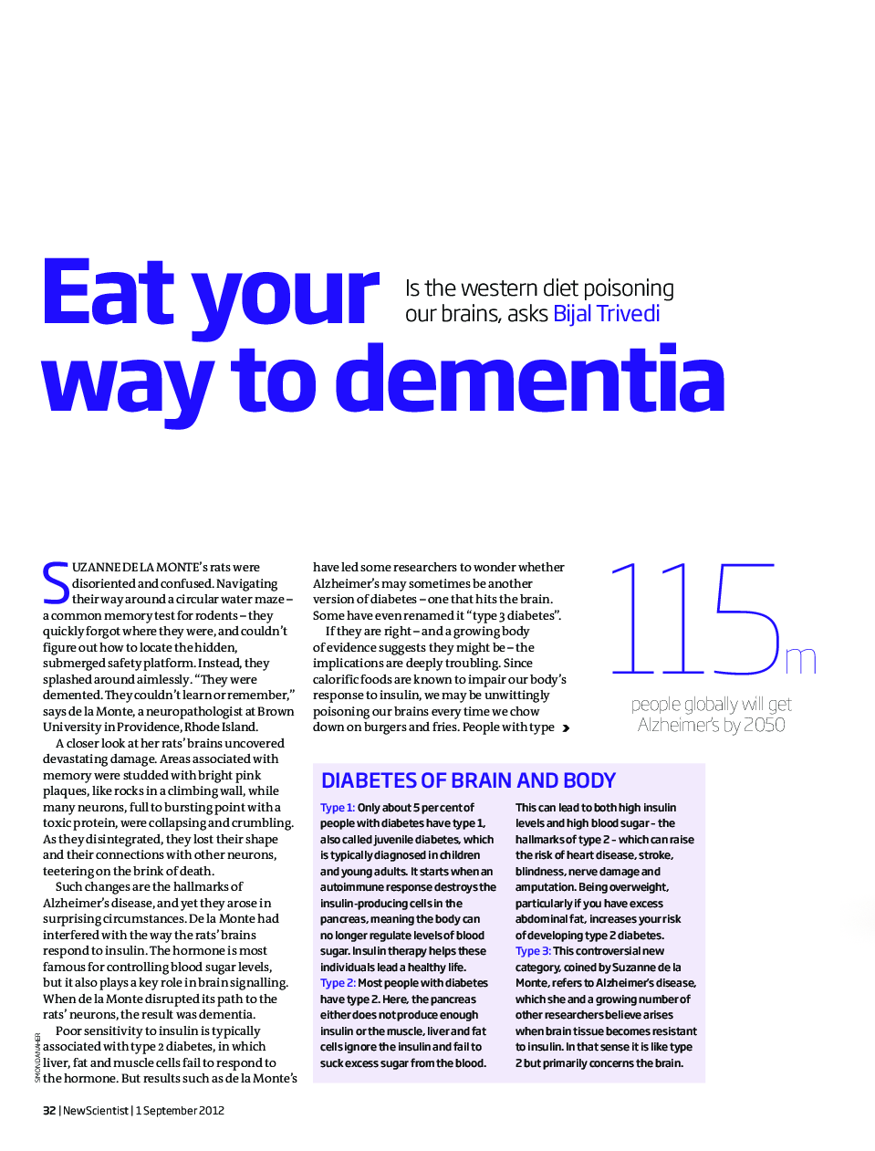 Eat your way to dementia