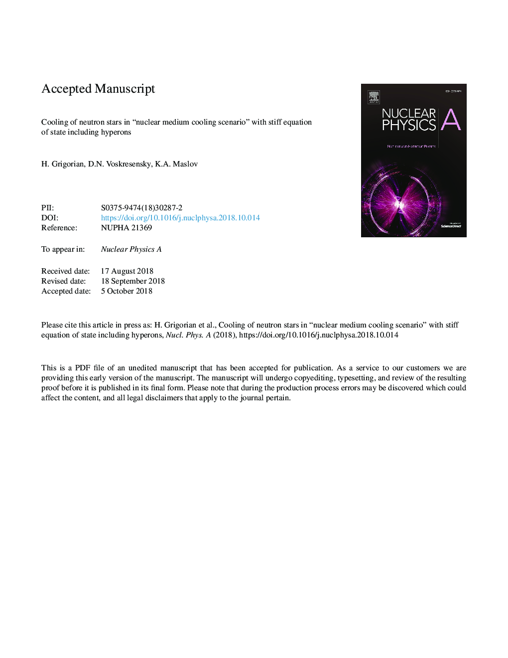 Cooling of neutron stars in “nuclear medium cooling scenario” with stiff equation of state including hyperons