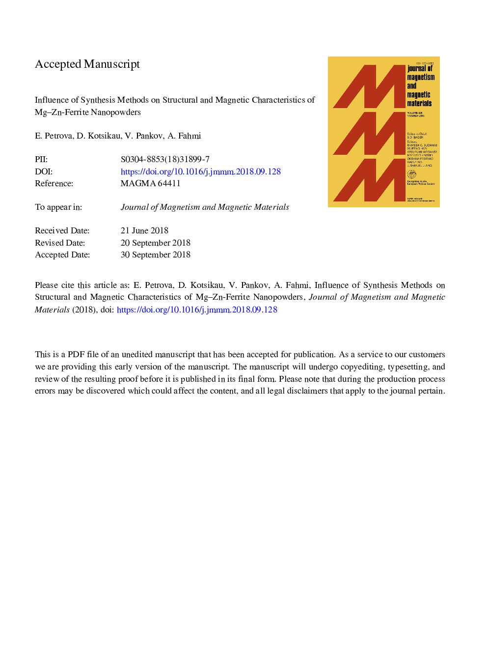 Influence of synthesis methods on structural and magnetic characteristics of Mg-Zn-ferrite nanopowders