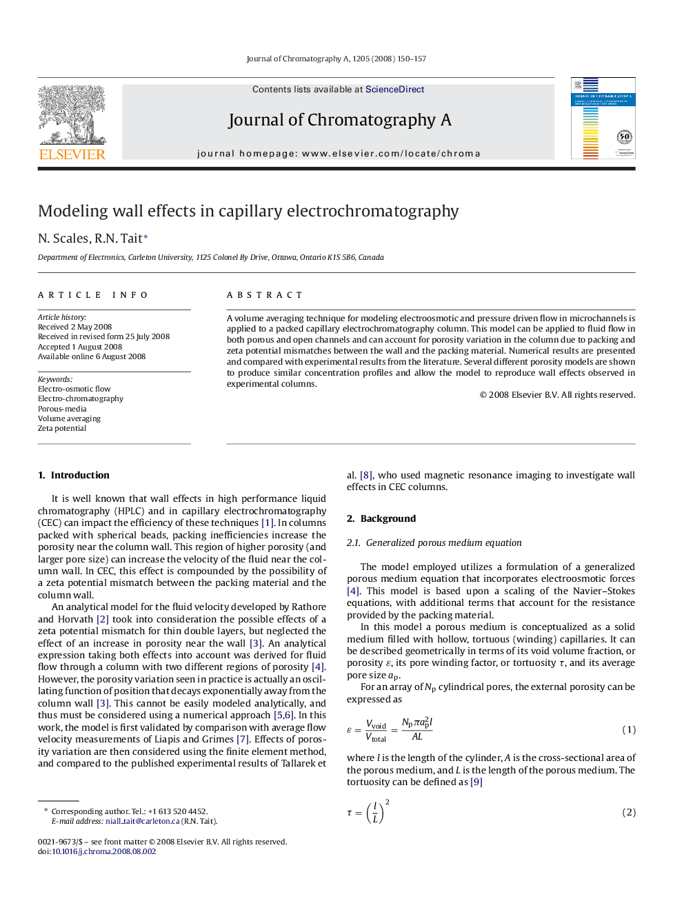 Modeling wall effects in capillary electrochromatography