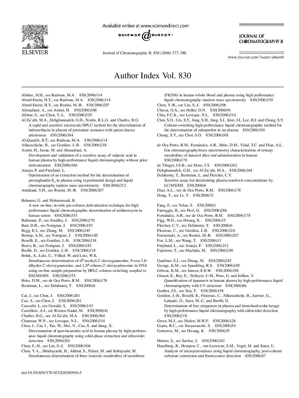 Author Index
