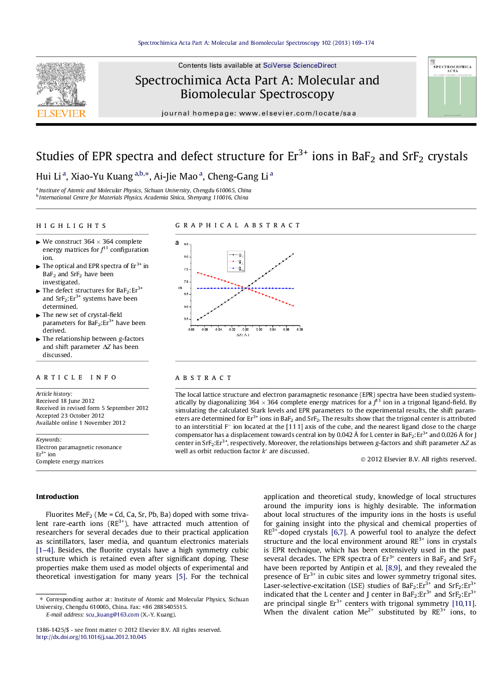 Studies of EPR spectra and defect structure for Er3+ ions in BaF2 and SrF2 crystals