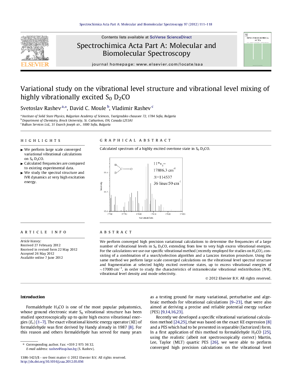 Variational study on the vibrational level structure and vibrational level mixing of highly vibrationally excited S0 D2CO