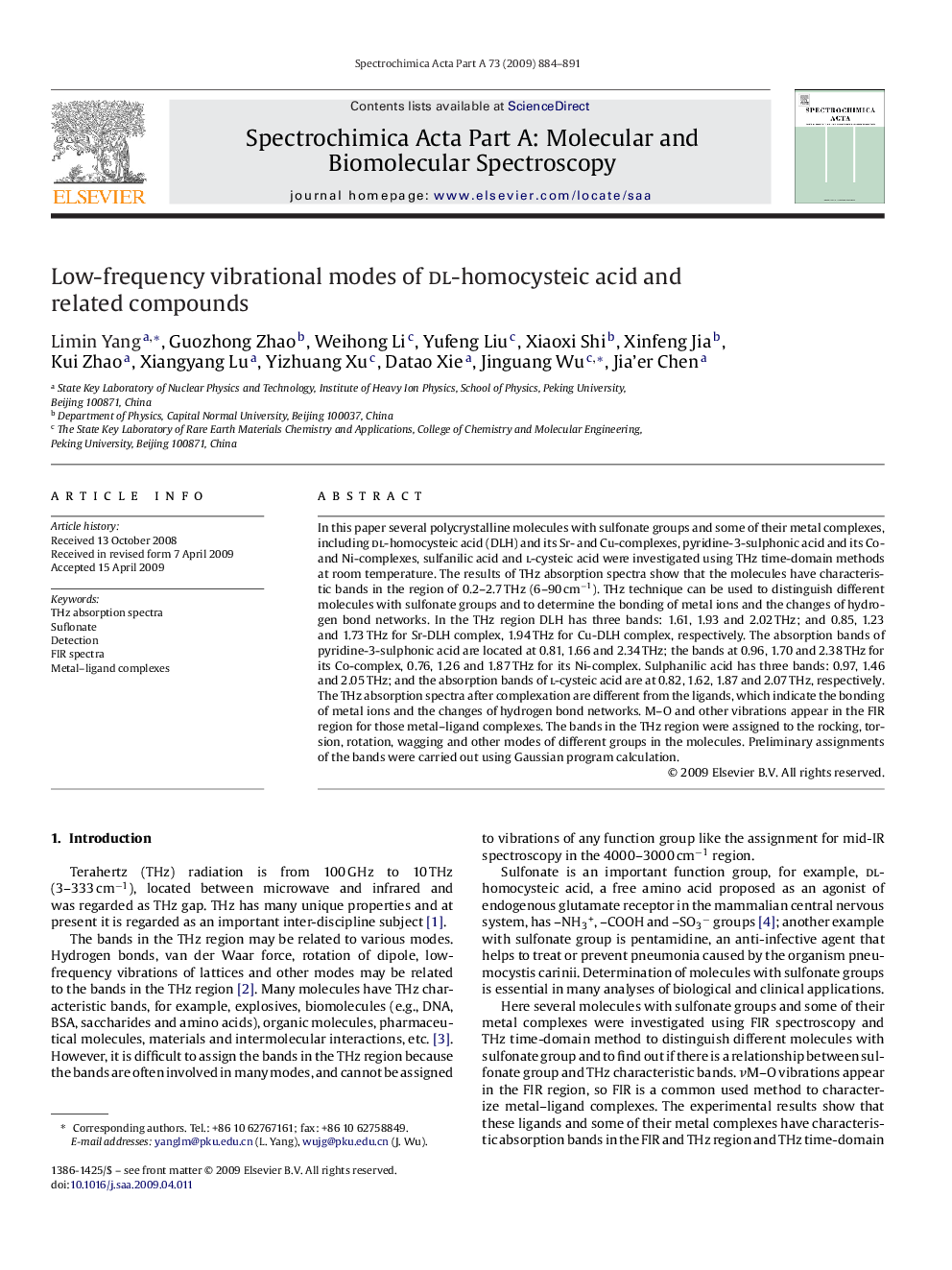 Low-frequency vibrational modes of dl-homocysteic acid and related compounds