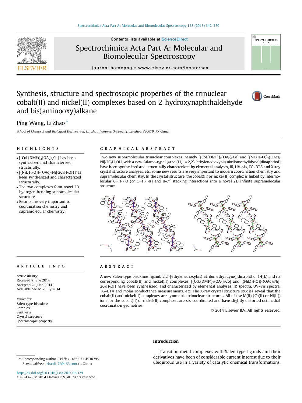 Synthesis, structure and spectroscopic properties of the trinuclear cobalt(II) and nickel(II) complexes based on 2-hydroxynaphthaldehyde and bis(aminooxy)alkane