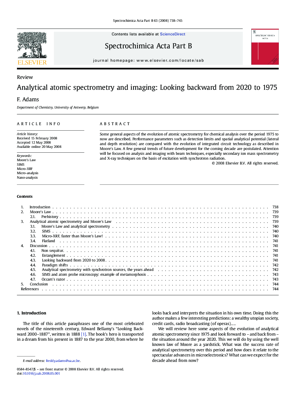 Analytical atomic spectrometry and imaging: Looking backward from 2020 to 1975