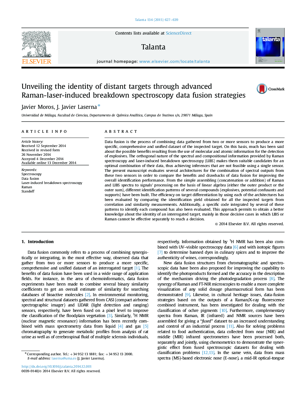 Unveiling the identity of distant targets through advanced Raman-laser-induced breakdown spectroscopy data fusion strategies