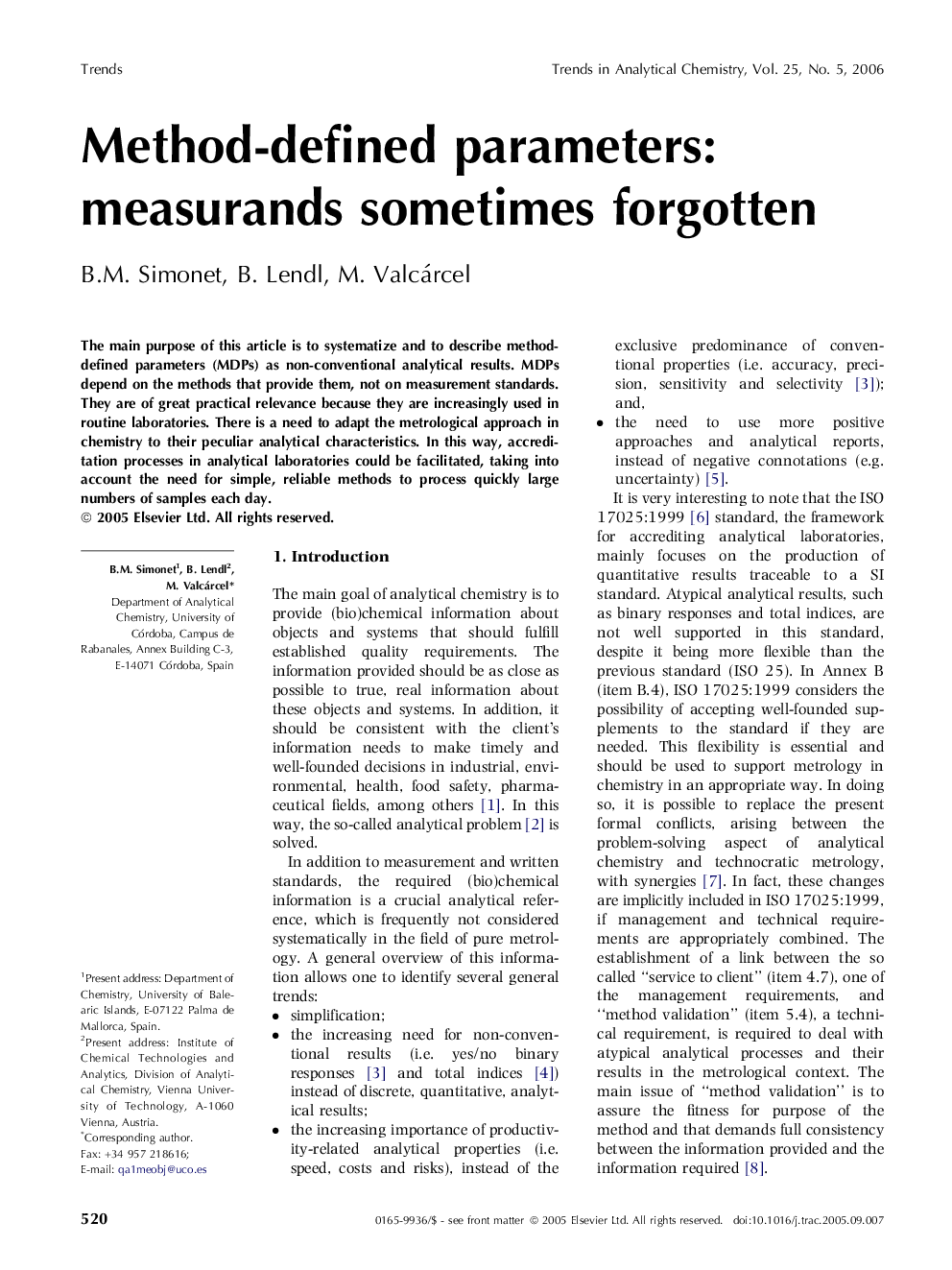 Method-defined parameters: measurands sometimes forgotten