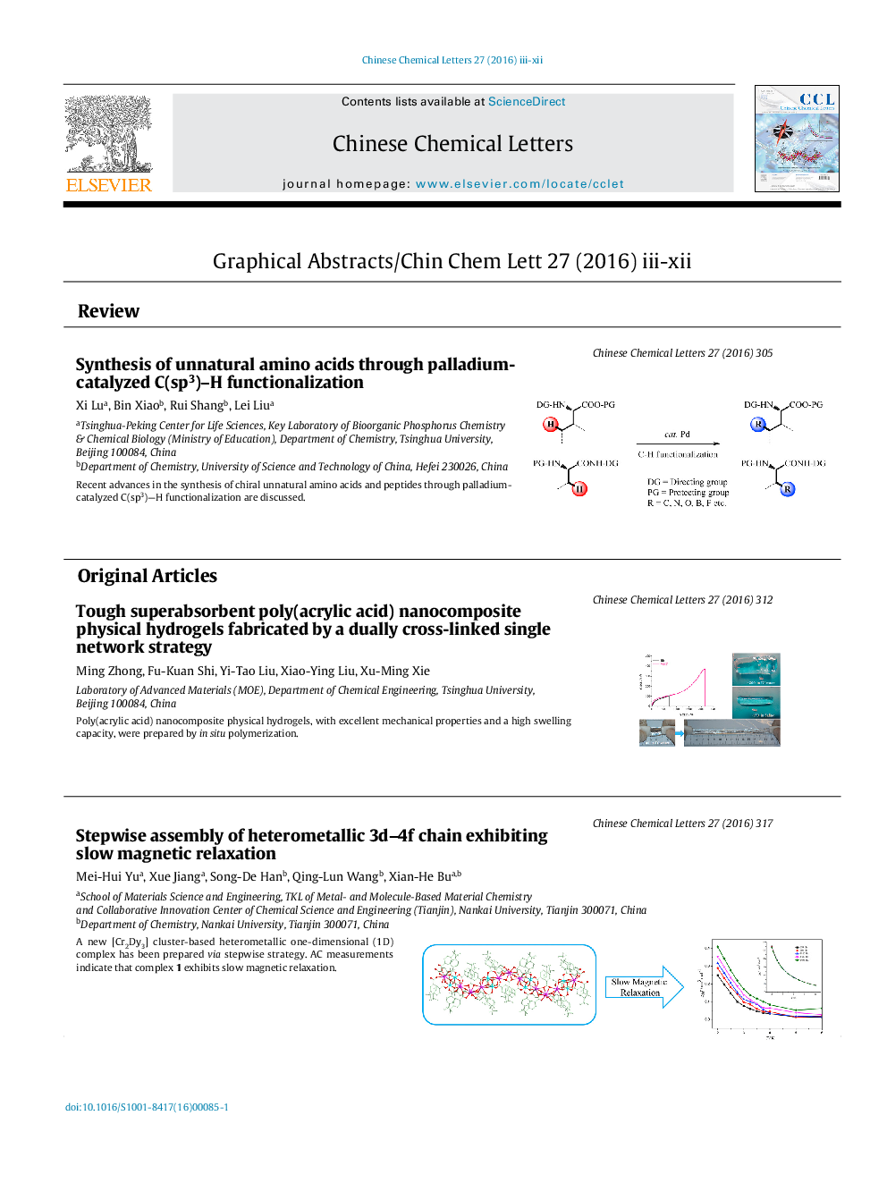 Graphical Abstracts